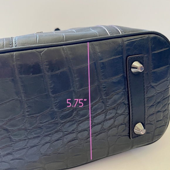 L.A.M.B. By Gwen Stefani Hemingford Satchel Black Vintage - Picture 13 of 16